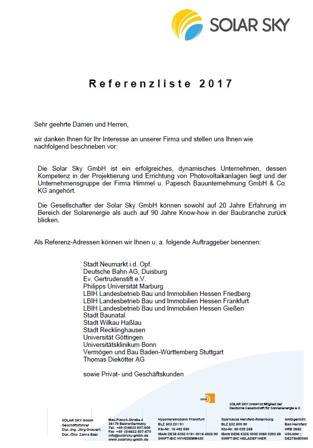 Referenzliste 2017